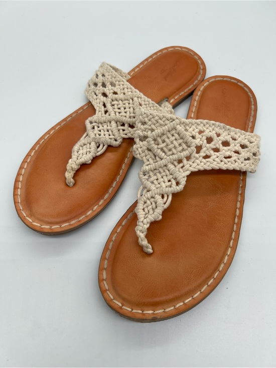 Universal Thread Shoes - Woven Women’s Sandals in Cream